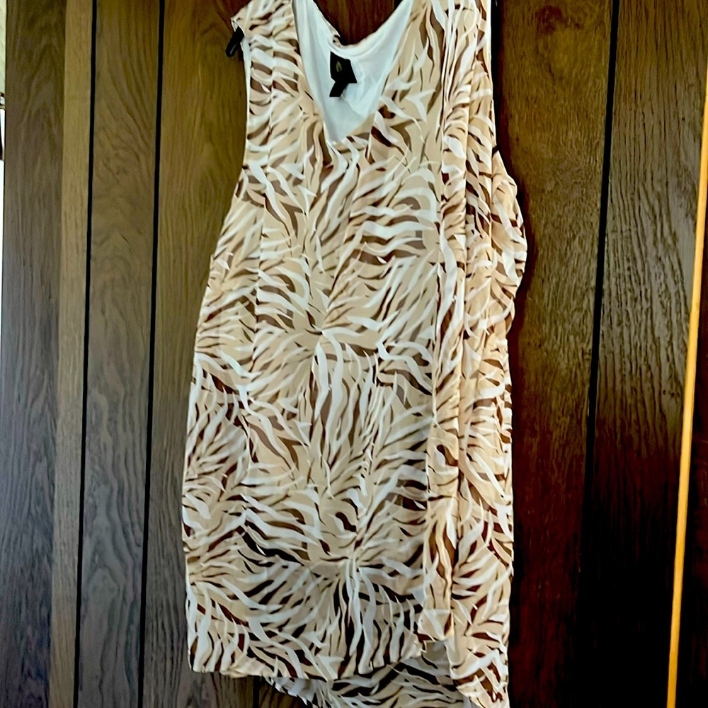 JM collection, sleeveless blouse, double layer